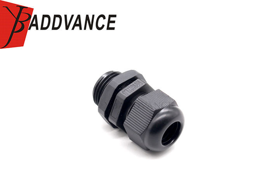 M18X1.5 Automotive Nylon Plastic Black Color Connector Wire Harness Cable Gland