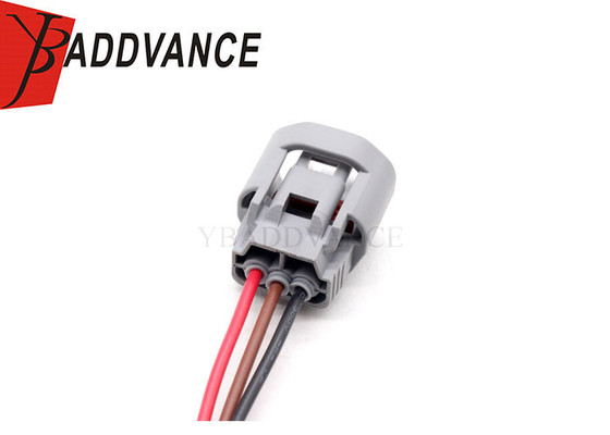 3 Pin Automotive Grey Female Connector Waterproof Wire Harness For Car