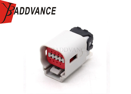 Aptiv 8 Pin Female PBT-GF20 Air Flow Sensor Connector With Red Lock For Ford