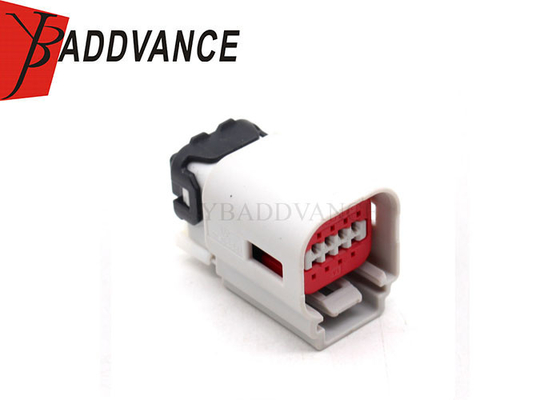 Aptiv 8 Pin Female PBT-GF20 Air Flow Sensor Connector With Red Lock For Ford