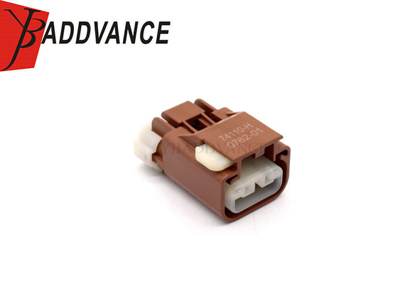 13899398 F374110 Aptiv APEX Series Automotive Brown 3 Pin Female Connector