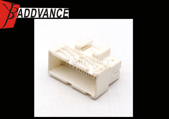 White Color 42 Way Plastic Electrical PBT Female Connector With Terminals For Cable