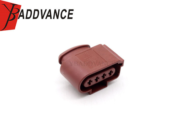 1J0973724A Brown FEP 2.8 mm Sealed Series Female Automotive Connector 4 Pin For VW