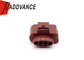 1J0973724A Brown FEP 2.8 mm Sealed Series Female Automotive Connector 4 Pin For VW