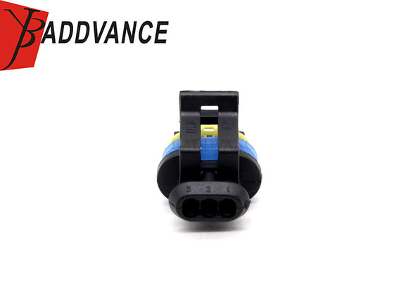 Waterproof Female 3 Pin Delphi GT 150 Series Connector Housing For GM 15336029
