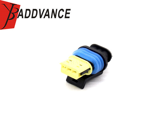 Waterproof Female 3 Pin Delphi GT 150 Series Connector Housing For GM 15336029