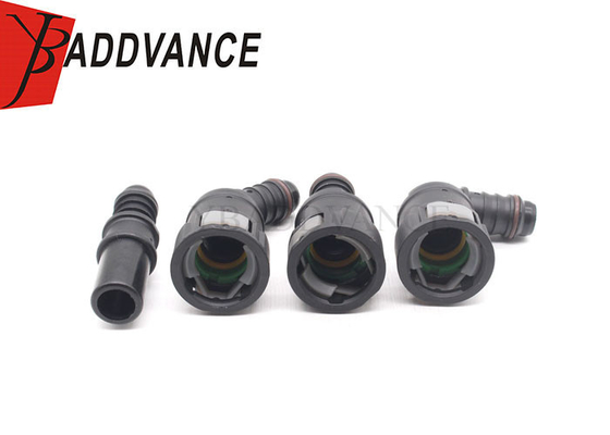 15.82 ID12 Automotive Straight And Elbow Black Male and Female Fuel Line Connector