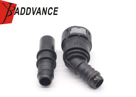 15.82 ID12 Automotive Straight And Elbow Black Male and Female Fuel Line Connector