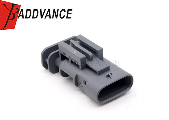 2-1564559-2 TE Connectivity Grey PBT GF30 Male 4 Pin Waterproof Connector