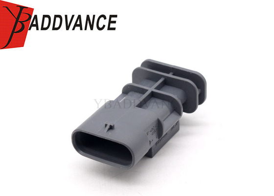 2-1564559-2 TE Connectivity Grey PBT GF30 Male 4 Pin Waterproof Connector