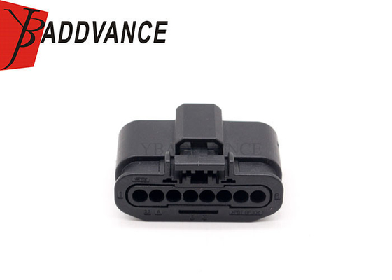 8 Pin AMP TE PBT GF30 Female Connector With Terminals For Automotive