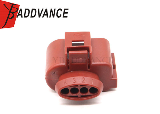 1J0973724A Brown FEP 2.8 mm Sealed Series Female Automotive Connector 4 Pin For VW