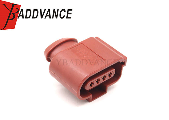 1J0973724A Brown FEP 2.8 mm Sealed Series Female Automotive Connector 4 Pin For VW