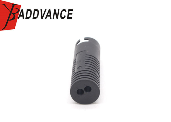 DJ70280Y-0.6-11 Auto Electrical Black Waterproof Male 2 Pin Connector For BMW