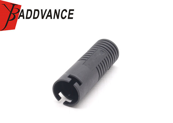 DJ70280Y-0.6-11 Auto Electrical Black Waterproof Male 2 Pin Connector For BMW