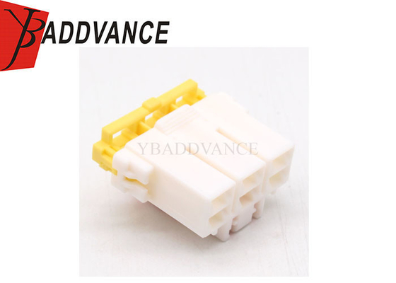 White Color MG650887 KET 6.3 Series Automotive Female 6 Pin Connector DJ70684C-6.3-21