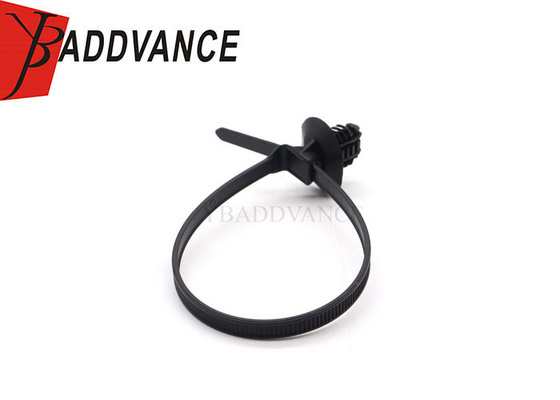 Outside Serrated 2.0-50.0mm Plastic Cable Tie Holder Screw Cable Tie Mount 157-00142