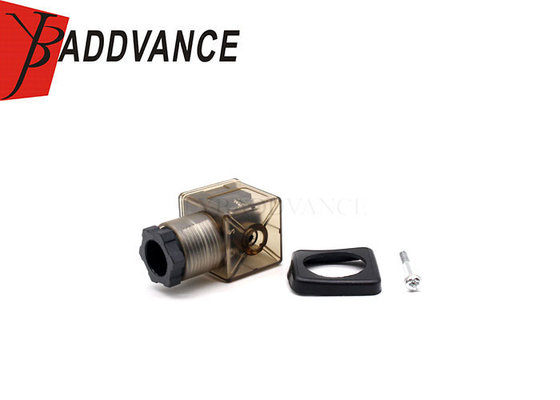 High quality DIN 43650A Solenoid Valve Coil Connector With LED Indicator Light