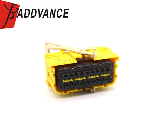 Tyco TE Connectivity PBT Female 54 Pin Yellow Automotive Wire Harness Connector