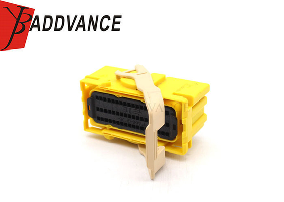 Tyco TE Connectivity PBT Female 54 Pin Yellow Automotive Wire Harness Connector