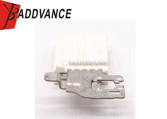 Electrical 12 Pin White Female Plastic Unsealed Connector Housing For Car
