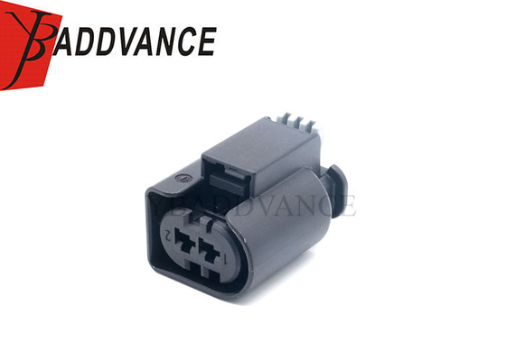 805-198-521 2 Pin Hirschmann 2.8mm Series Black Female Cable Electric Connector WIth CPA