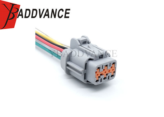6189-1175 6 Pin Car Headlight Female 2.2MM Electronic Automotive Wire Harness For Nissan Teana 6188-0560