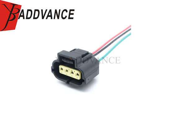 90980-10711 184046-1 4 Pin Female Waterproof Throttle Position Sensor Automotive Wire Harness For Toyota