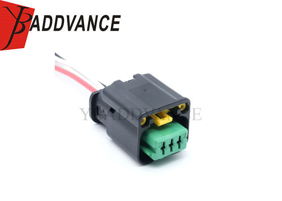 1801179-5 TE 3 Pin Female Waterproof Auto Electrical Crankshaft Sensor Wiring Harness