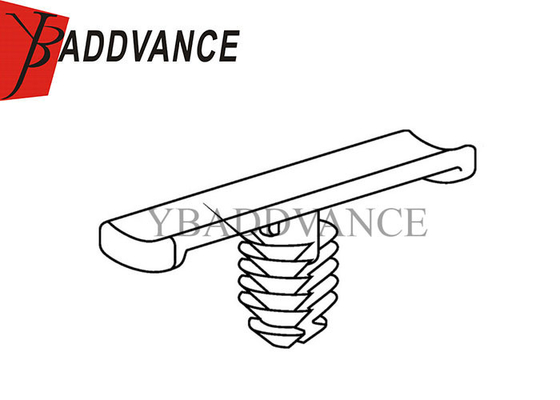 HellermannTyton Snap-on Clip Threaded Head Fir Tree Type 151-00942  TC4FT6LG151-00215