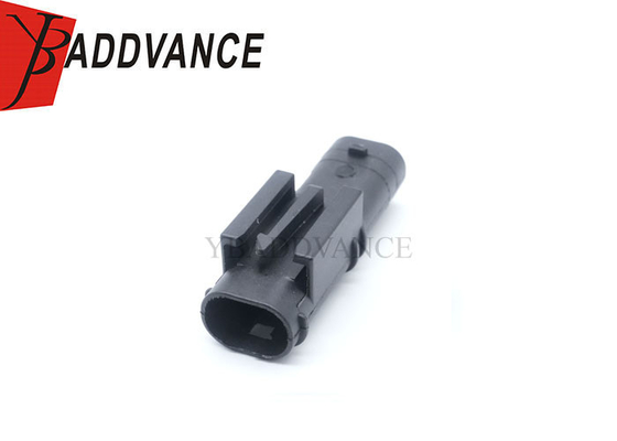 Hot Selling Electrical Male Sealed Black Auto 2 Pin Connector Housing For Cars