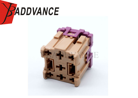 443937527 9 Pin 2.8/4.8mm Electrical Unsealed Female Relay Carrier Connector for Audi VW