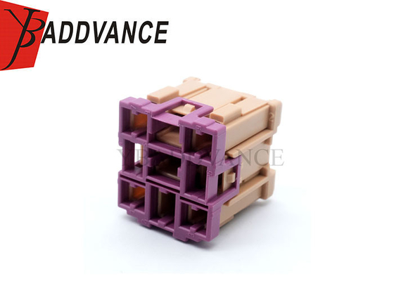 443937527 9 Pin 2.8/4.8mm Electrical Unsealed Female Relay Carrier Connector for Audi VW