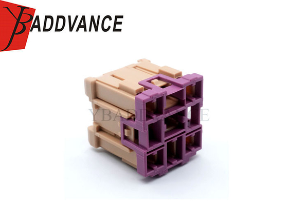 443937527 9 Pin 2.8/4.8mm Electrical Unsealed Female Relay Carrier Connector for Audi VW
