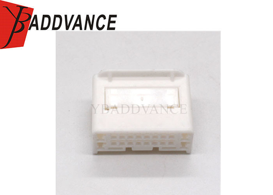 YB Connector 20 Pin Female Unsealed White Wire Connector For Automotive