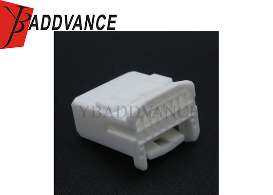 1318386-1 TE Connectivity White 16 Pin Female Auto Electrical Wiring Harness Connector