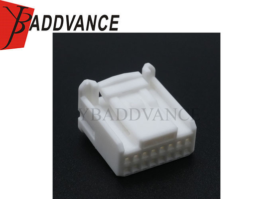 1318386-1 TE Connectivity White 16 Pin Female Auto Electrical Wiring Harness Connector