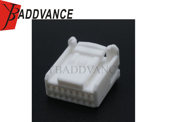 1318386-1 TE Connectivity White 16 Pin Female Auto Electrical Wiring Harness Connector
