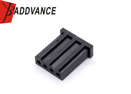 Black Power Plug Female 4 Pin Cable Amp Tyco Connector With Terminals