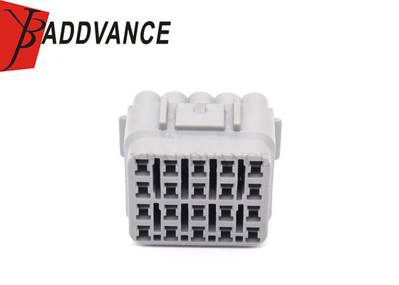 YB Connector 20 Pin Female PA6 GF30 Electrical Connector Black and Grey for Automotive