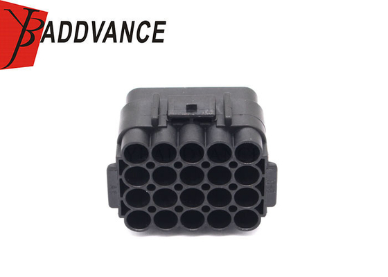 YB Connector 20 Pin Female PA6 GF30 Electrical Connector Black and Grey for Automotive
