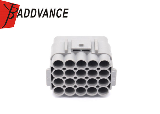 YB Connector 20 Pin Female PA6 GF30 Electrical Connector Black and Grey for Automotive