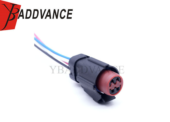 YB Connector WPT-169 4 Pin Female Auto Pressure Sensor Connector Wire Pigtail for Ford