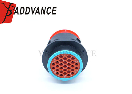 AHDP04-24-31SR-SRA Smooth Ring 31 Pin Amphenol Receptacle Connector With Dustcap Comparable to PN# HDP24-24-31S
