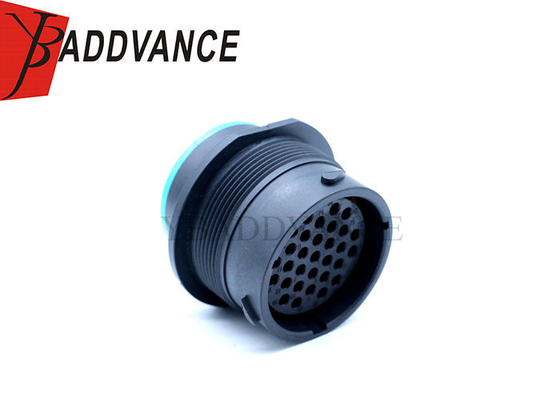 AHDP04-24-31SR-SRA Smooth Ring 31 Pin Amphenol Receptacle Connector With Dustcap Comparable to PN# HDP24-24-31S