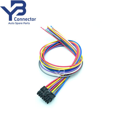 43025-1400 Female 14 Pin 40cm Long Automotive M-olex 3.0mm Series Cable Wire Harness With 20awg