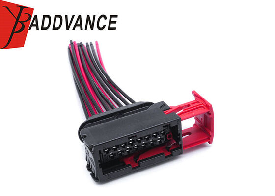 15 Hole Automobile AC Assembly Car Connector Headlight Cable Harness 1801326-1