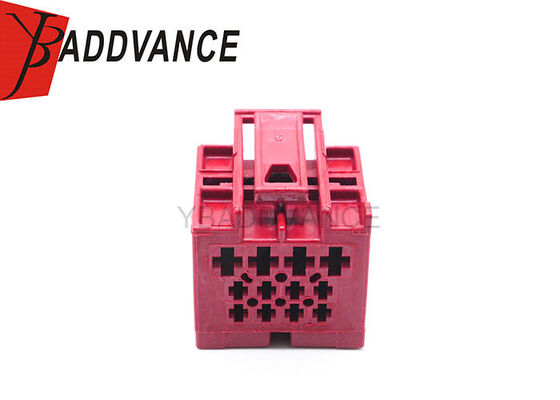 6Q0972883B 12 Pin Female Automotive Connector Housing With Contact Locking Mechanism for VW Audi