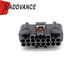 Black Color 16 Pin Waterproof Connector Furukawa FW 090 Series FW-C-D16F-B