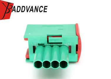 Green 4 Pin ECU TE Connectivity AMP Connectors 3.5 Series 144998-6 For Automotive